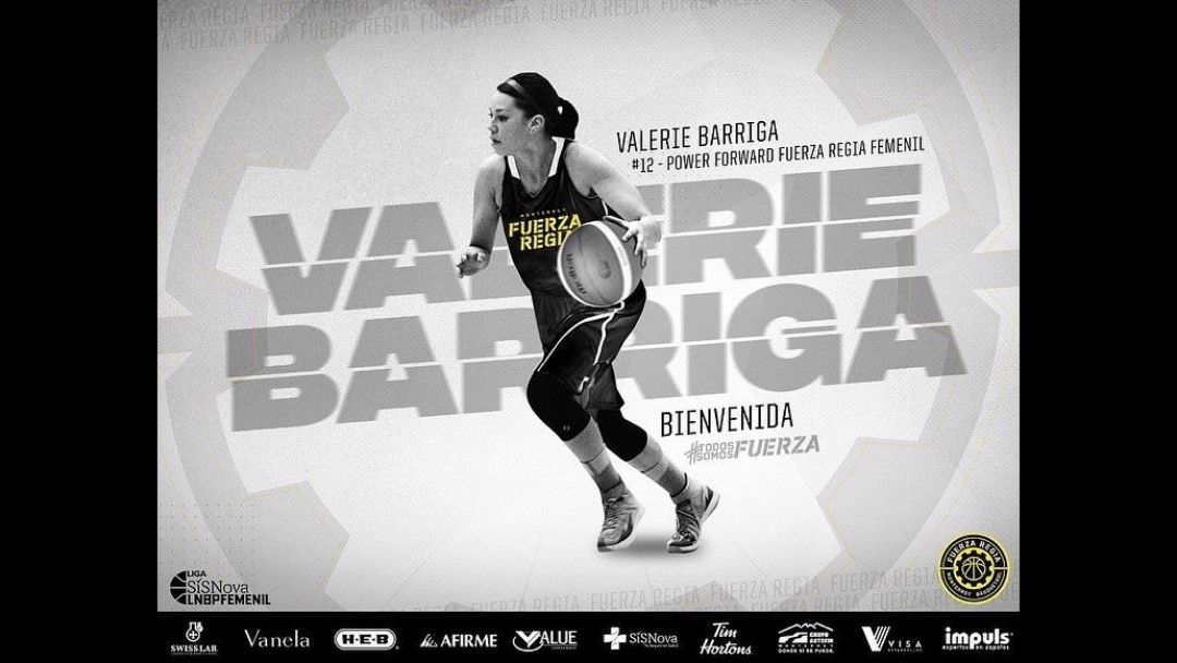 Valerie Barriga es nueva jugadora de Fuerza Regia Femenil