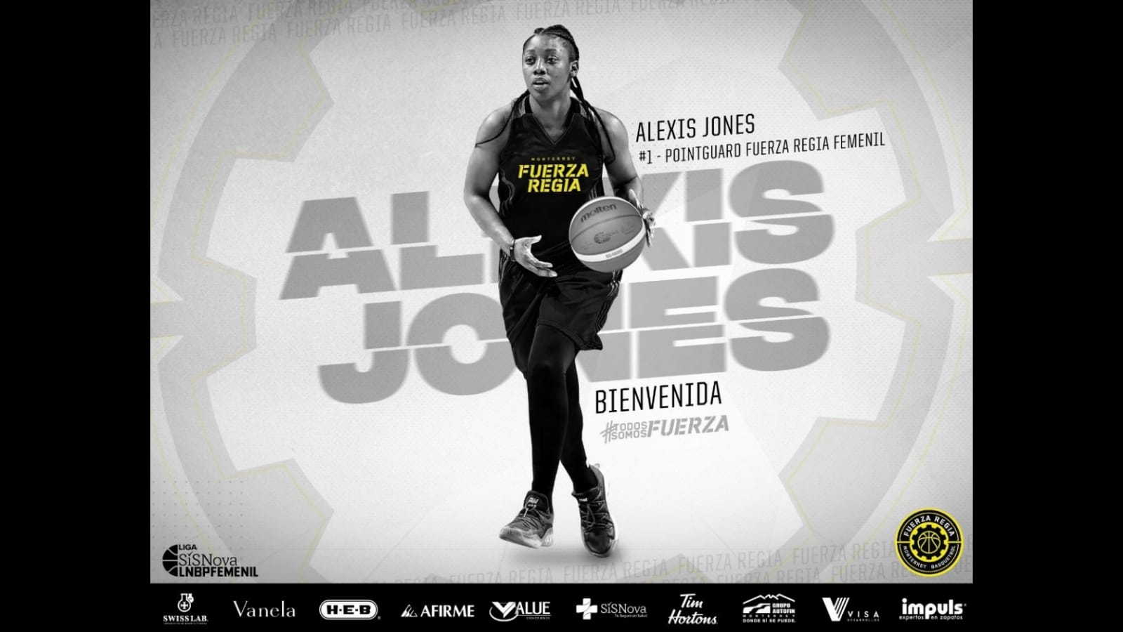 Suma Fuerza Regia Femenil talento de la WNBA con Alexis Jones