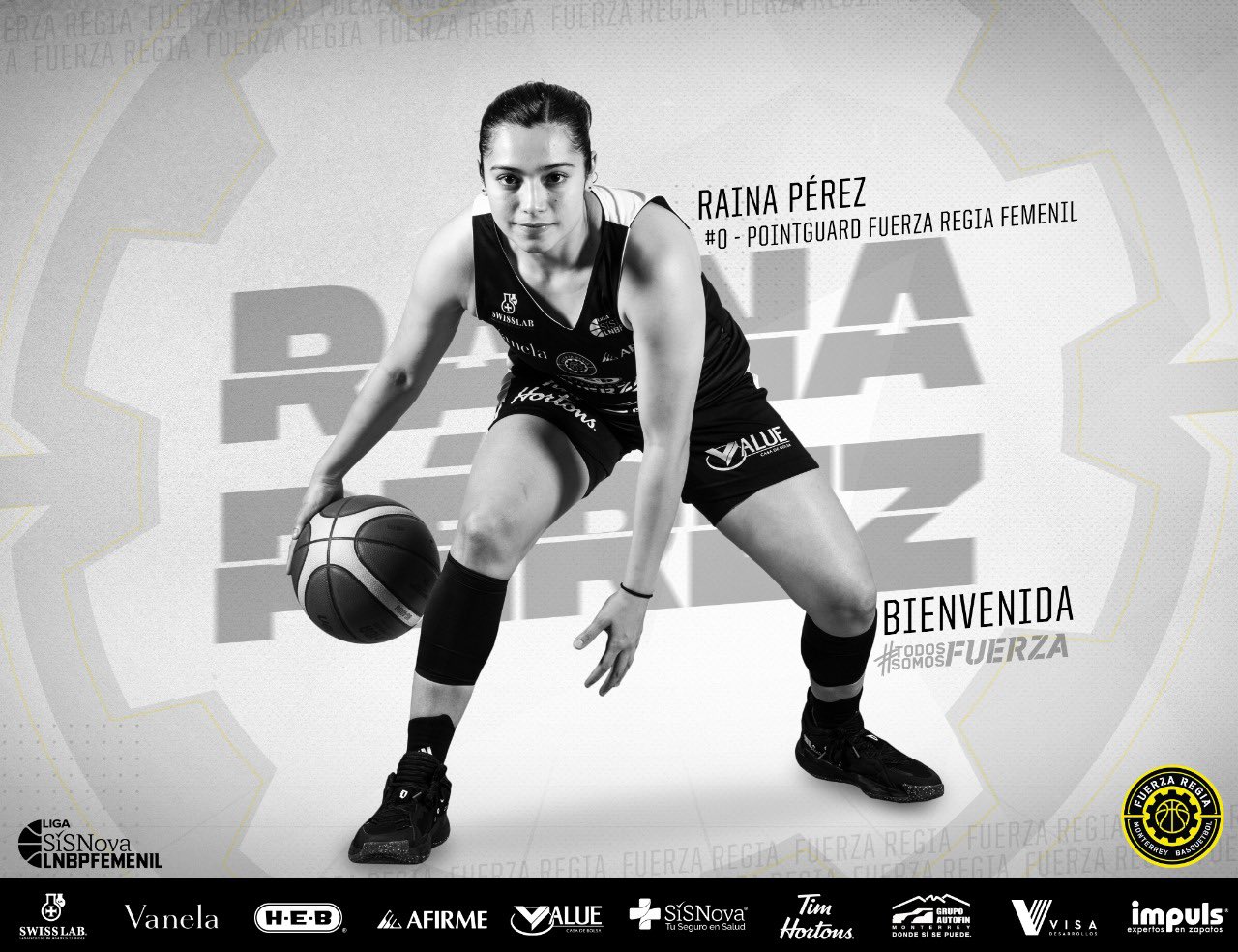 DE LA WNBA a la liga sisnova lnbp femenil
RAINA PÉREZ SE INTEGRA A FUERZA REGIA