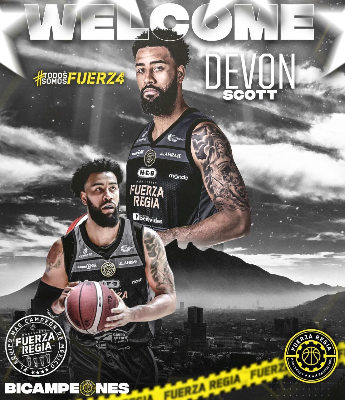 DEVON SCOTT ES NUEVO JUGADOR DE FUERZA REGIA