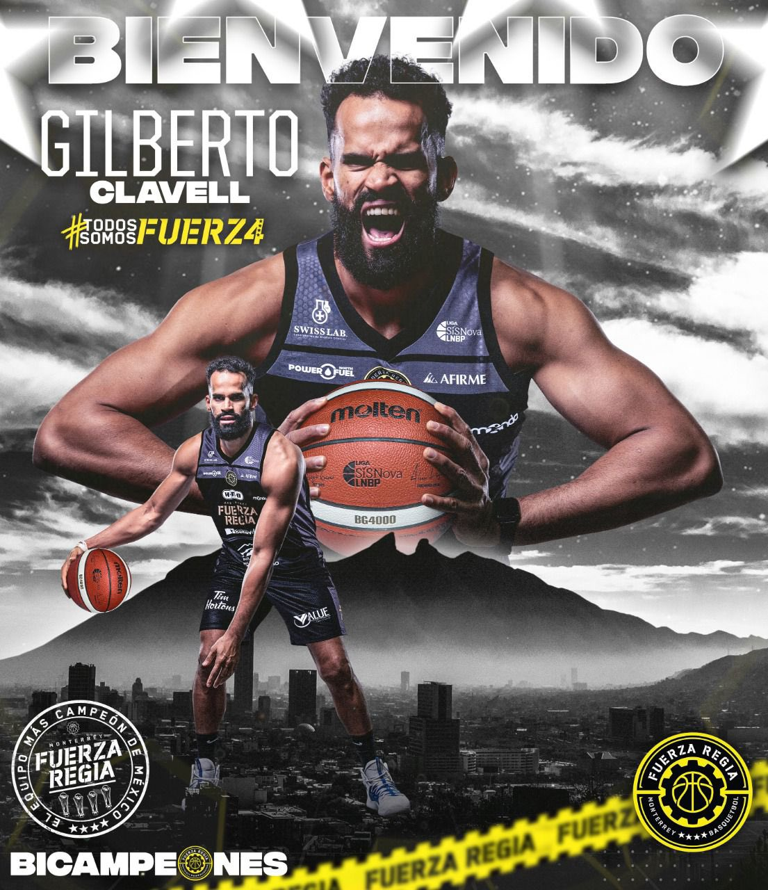 FUERZA REGIA SUMA A GILBERTO CLAVELL PARA LOS PLAYOFFS