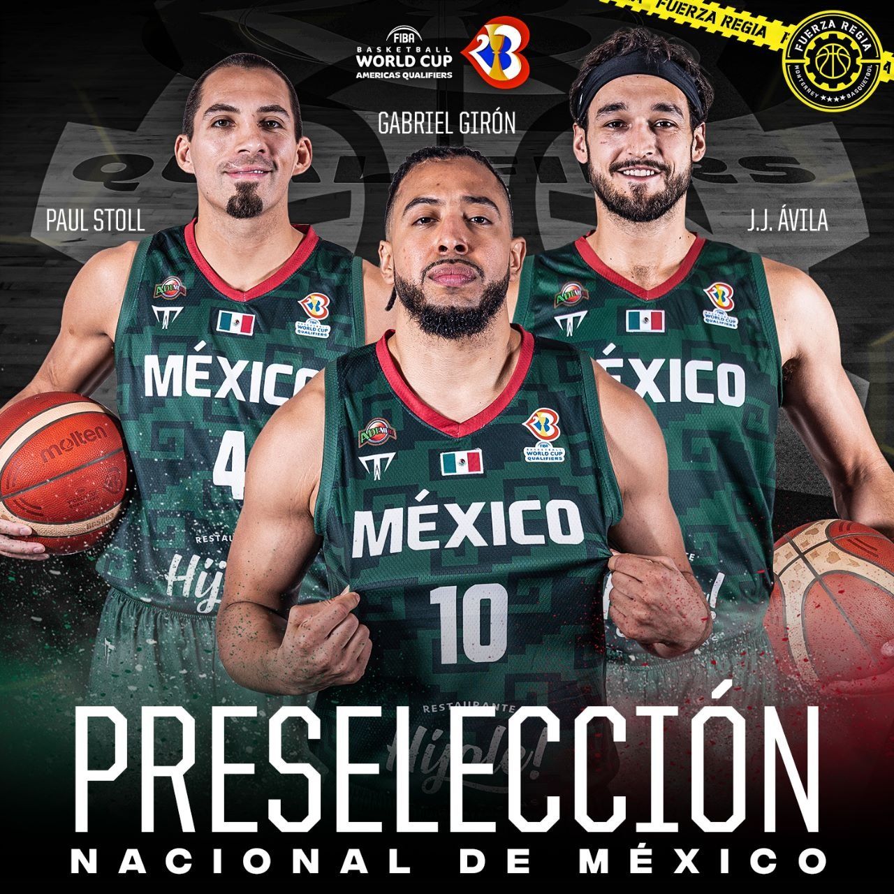 APARECEN TRES JUGADORES DE FUERZA REGIA EN LISTA DE PRESELECCIÓN DE MÉXICO