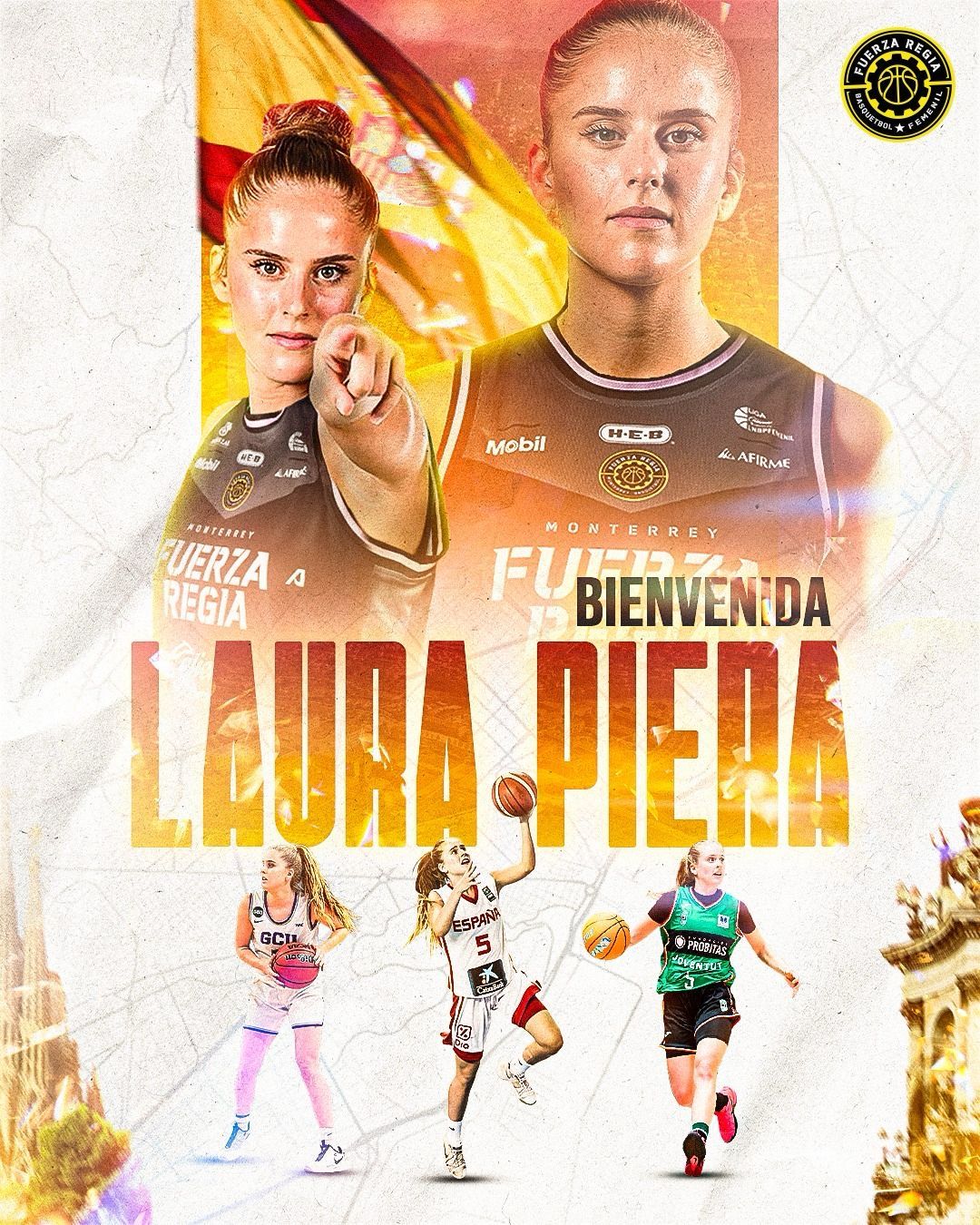 Laura Piera es la nueva incorporación de Fuerza Regia Femenil para la temporada 2025