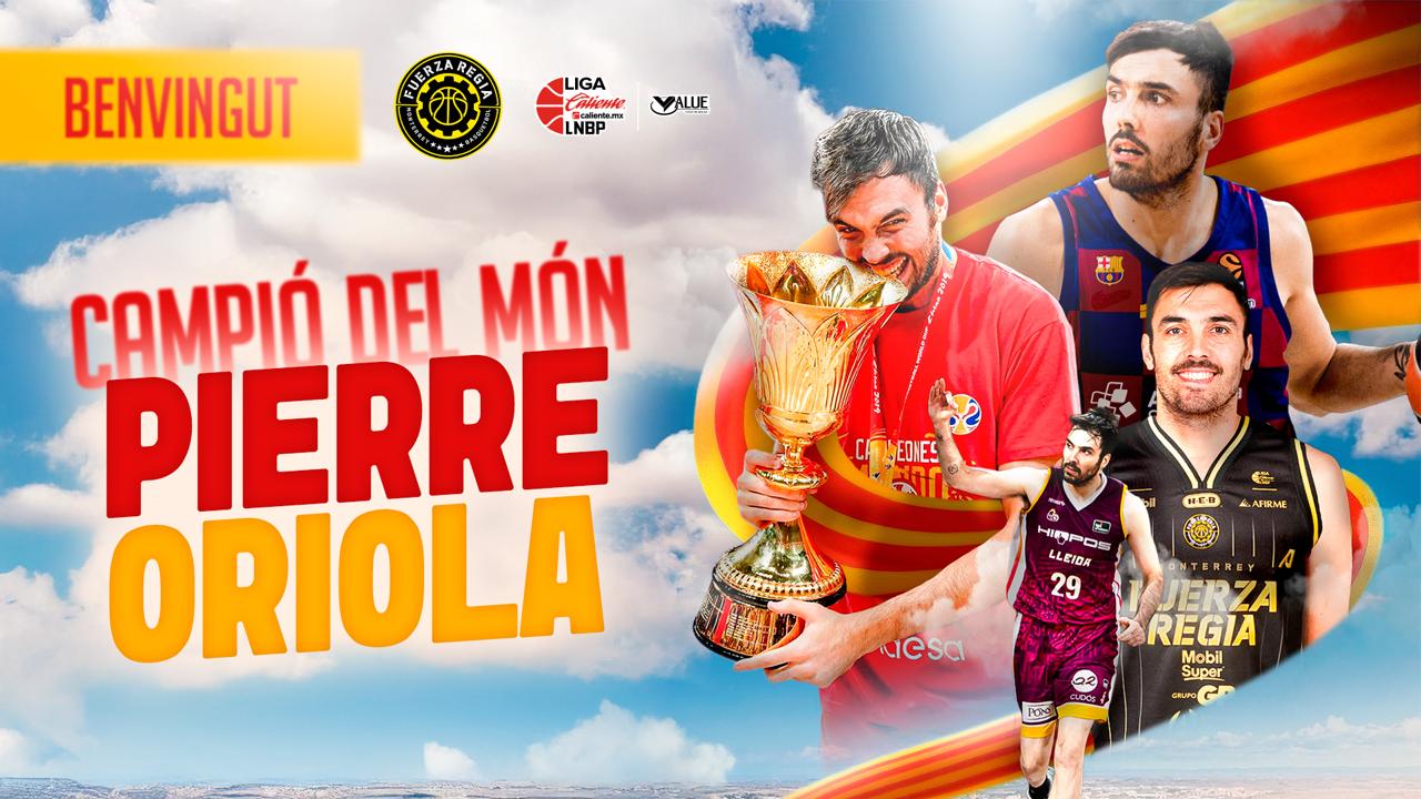 BIENVENIDO, CAMPEÓN DEL MUNDO: PIERRE ORIOLA LLEGA A FUERZA REGIA