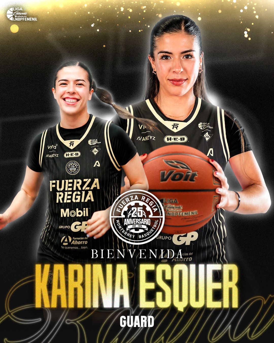 LA PROMESA MEXICANA; KARINA ESQUER, LLEGA A FUERZA REGIA FEMENIL