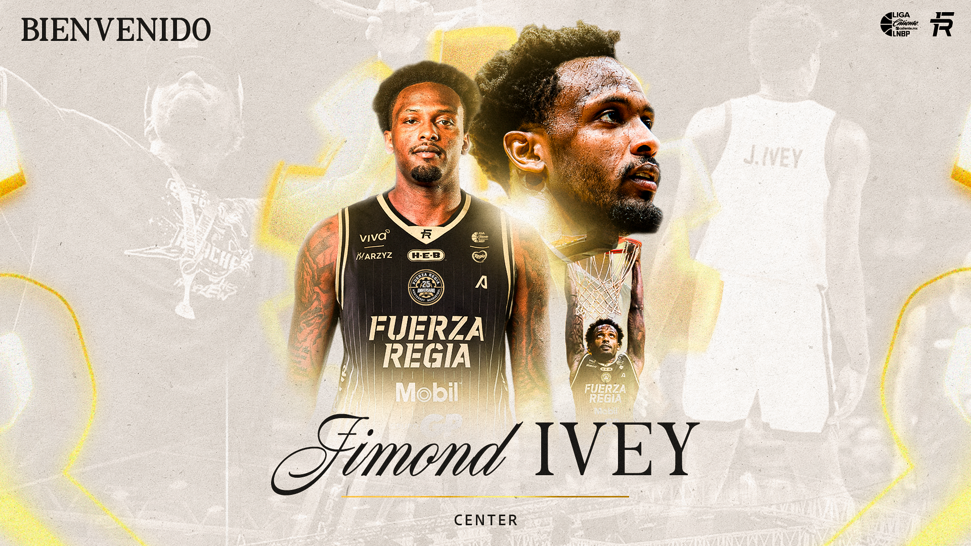 FUERZA REGIA ANUNCIA A JIMOND IVEY COMO REFUERZO