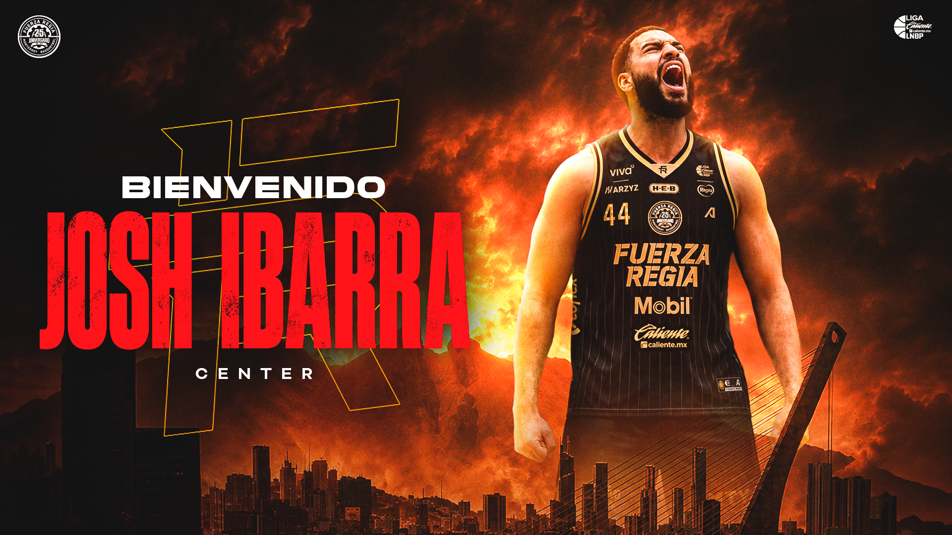 JOSH IBARRA REGRESA A FUERZA REGIA