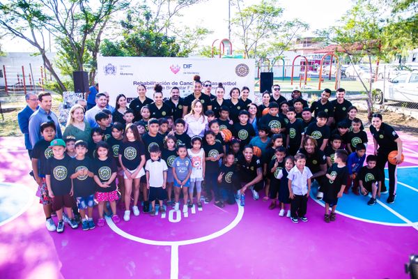 INAUGURA FUERZA REGIA CANCHA DE BÁSQUETBOL EN CBF MUNICIPAL MONTERREY