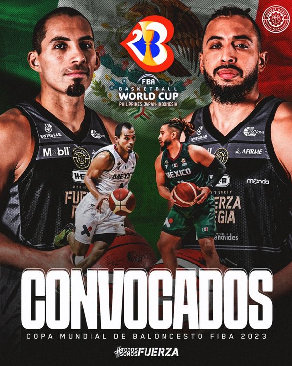 TIENE FUERZA REGIA DOS CONVOCADOS AL MUNDIAL DE BÁSQUETBOL 2023