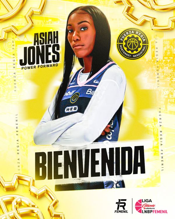 ASIAH JONES LLEGA A FUERZA REGIA